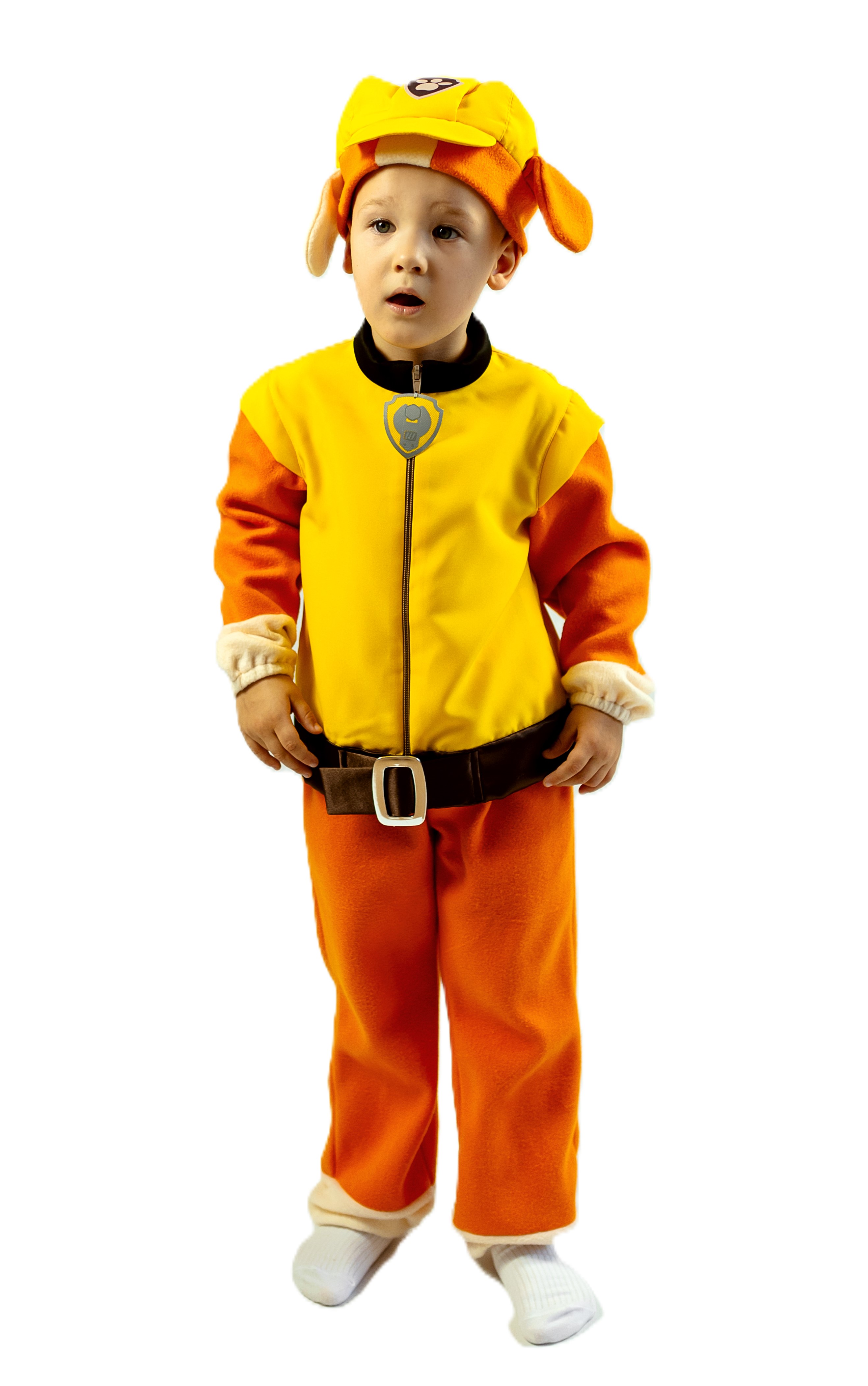 Rubble Puppy Costume from Sashka – Paw Patrol Inspired (Size 3T–8)