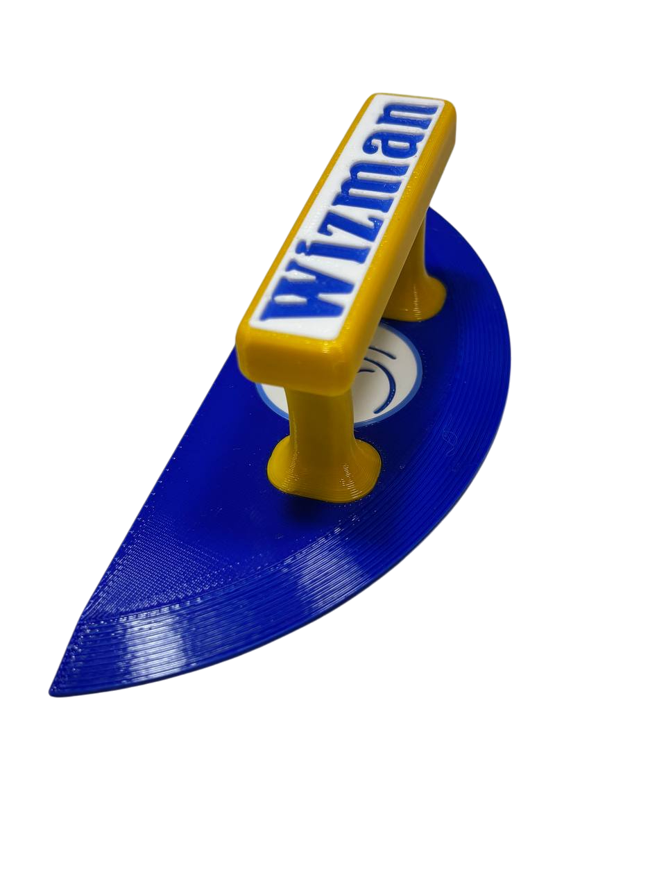 Терка шліфувальна WIZMAN з липучкою "півмісяць", мала, 180 мм*50 мм