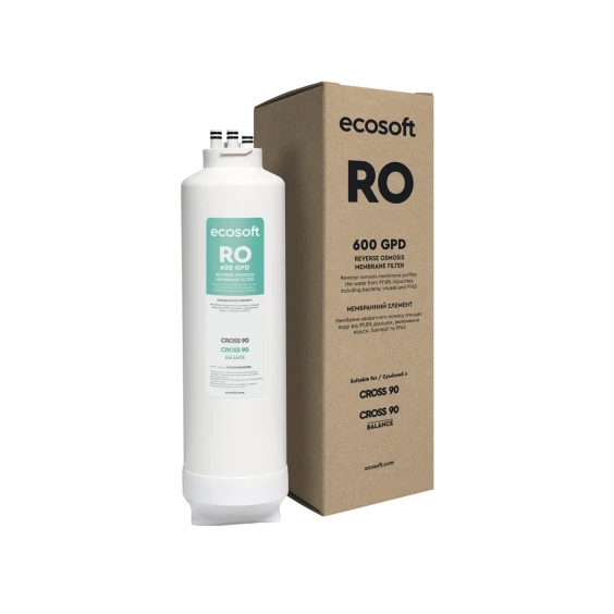 Мембрана Ecosoft 600GPD для фільтра зворотного осмосу CROSS90 (CSVRO600DFRO)