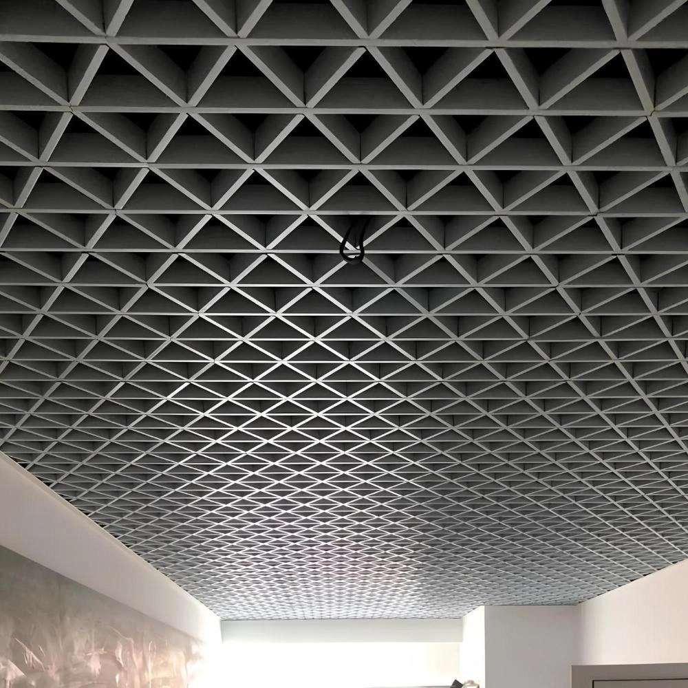 Підвісна стеля трикутний Алюбест Грильято 75х75 мм (ціна за м2)