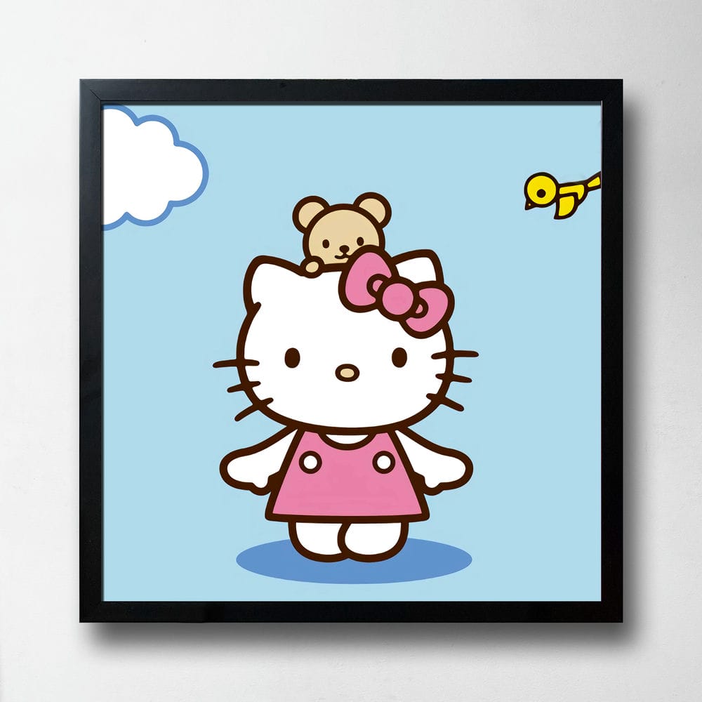 Постер Hello Kitty блакитний, ПВХ