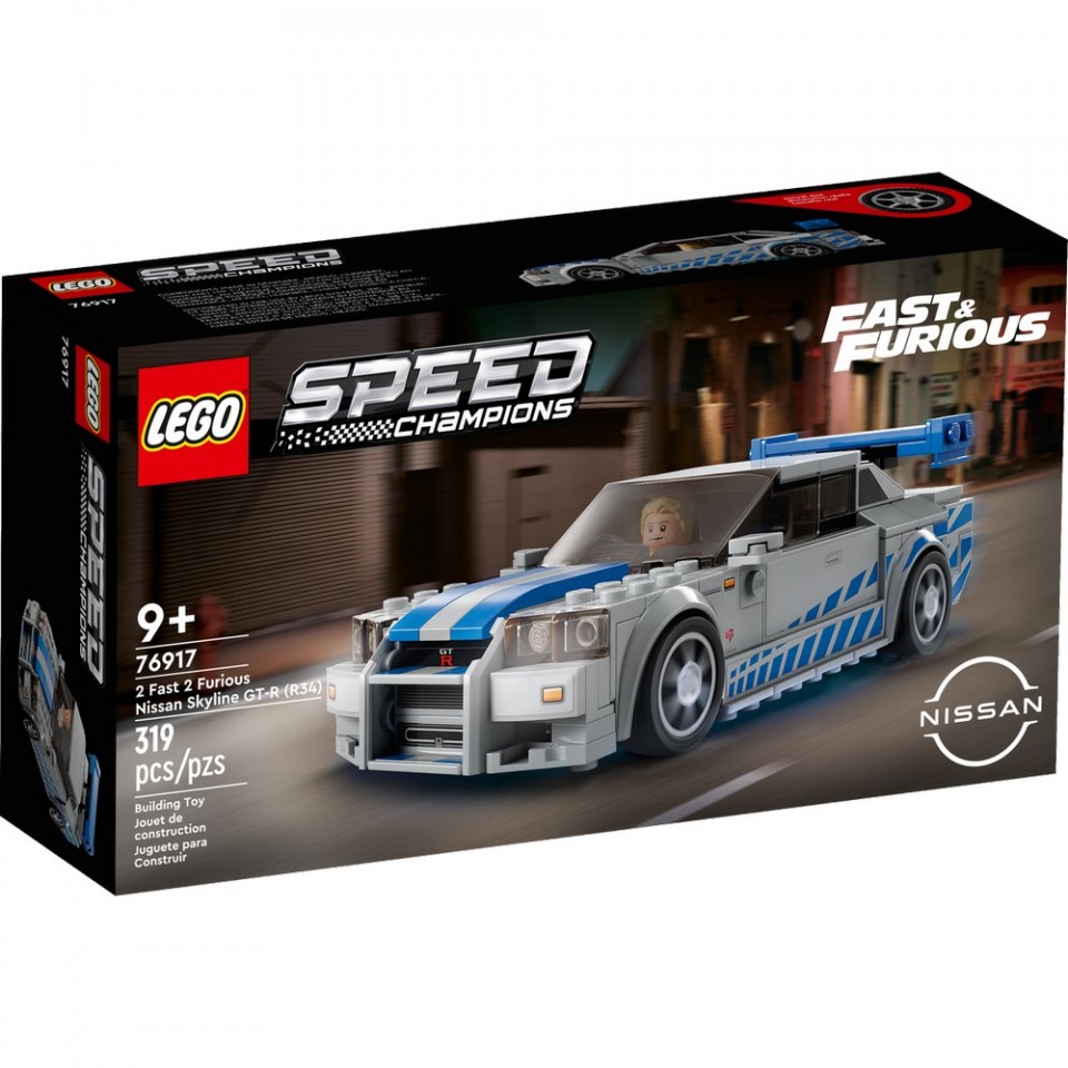 LEGO Speed Champions Двойной форсаж: Nissan Skyline GT-R (R34) (76917)