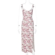 Lace Floral Print Maxi Dress For Women | Sexy Summer Dress Women
