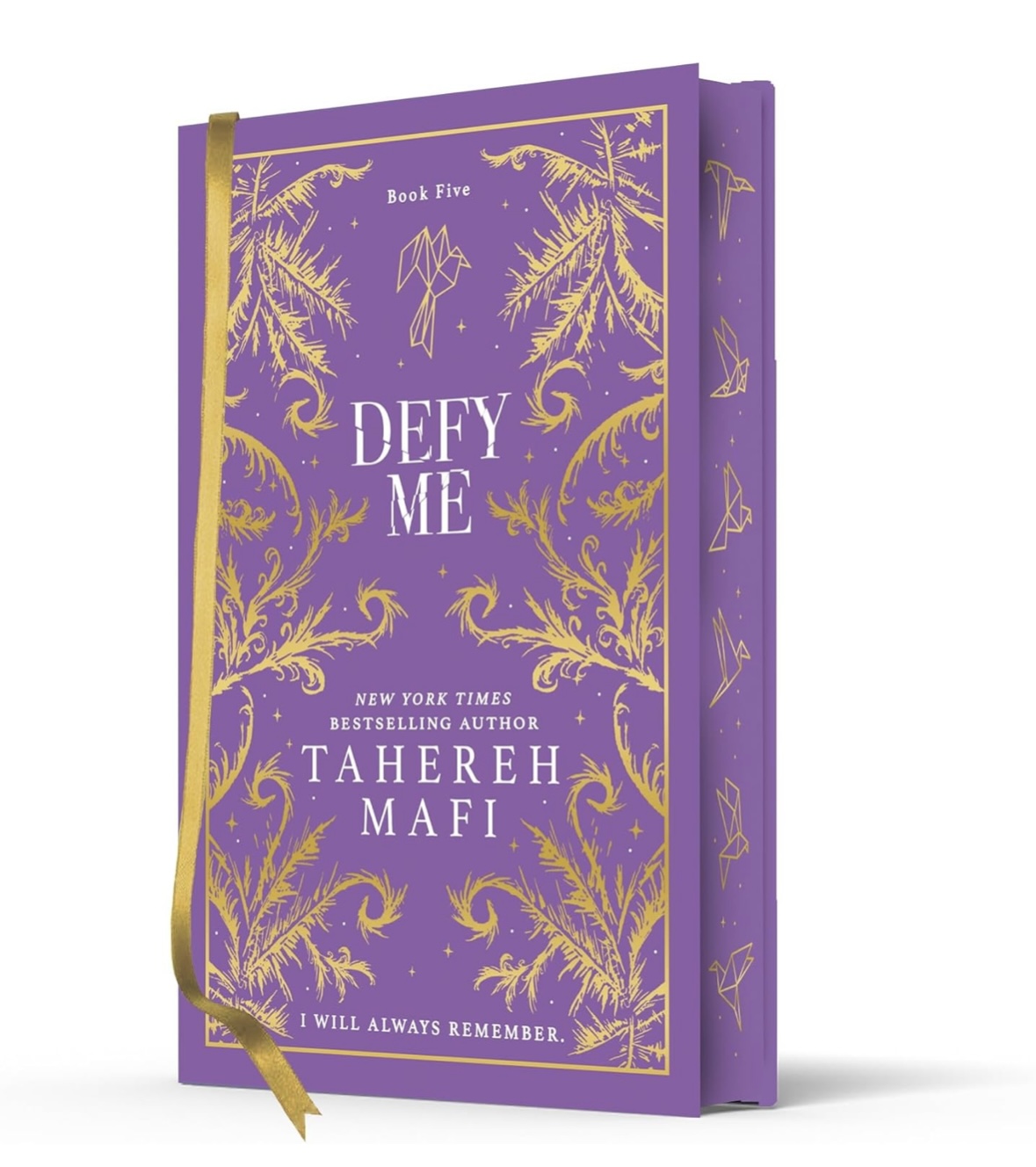 Defy Me Tahareh Mafi hardback exclusive collector’s edition