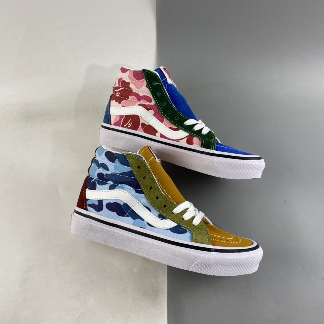 Bape x Vans Sk8 Hi VN0A38GF7BM