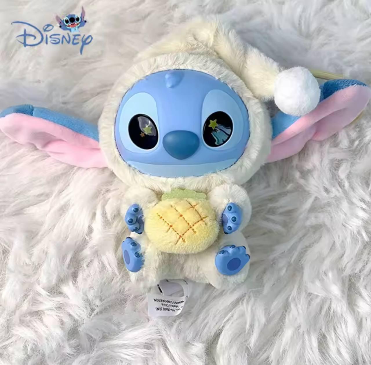 Дитяча м'яка іграшка сюрприз Лабубу Ліло та Стіч Labubu Lilo & Stitch плюшева, брелок для ключів сумки P01