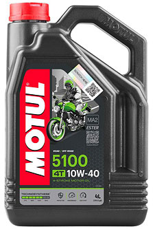 Масло моторне MOTUL 5100 4T SAE 10W40 (4L)