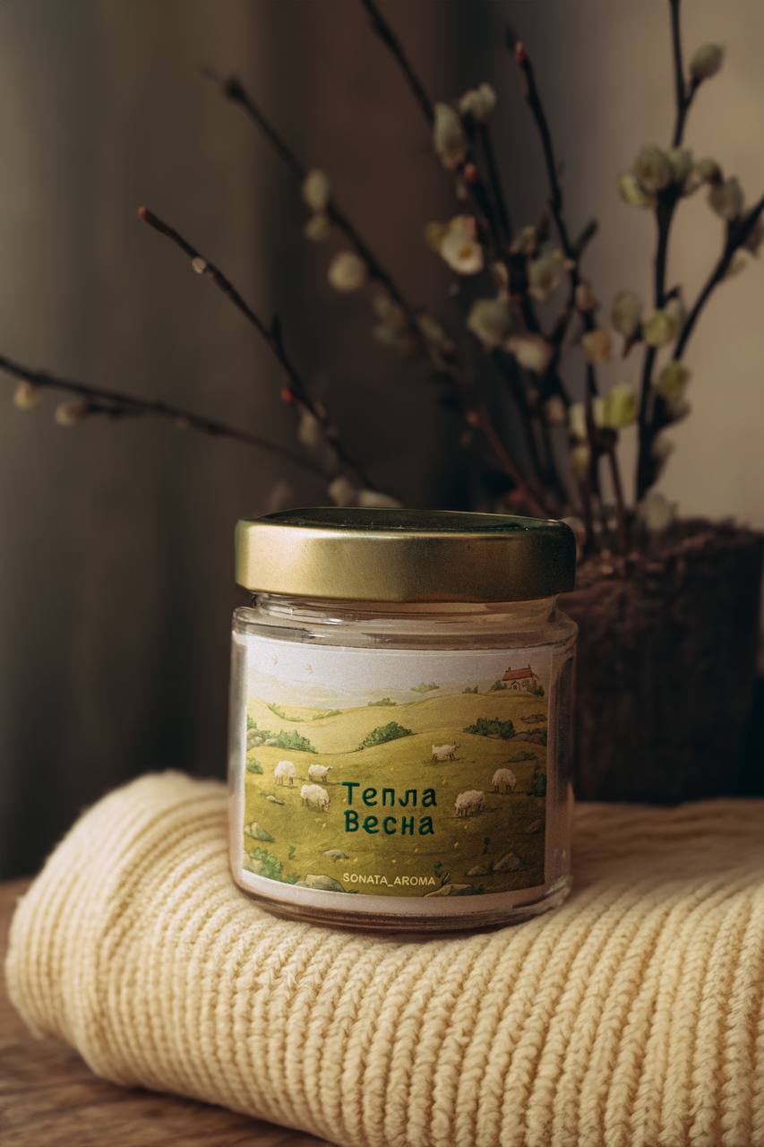 Свічка "Тепла весна"