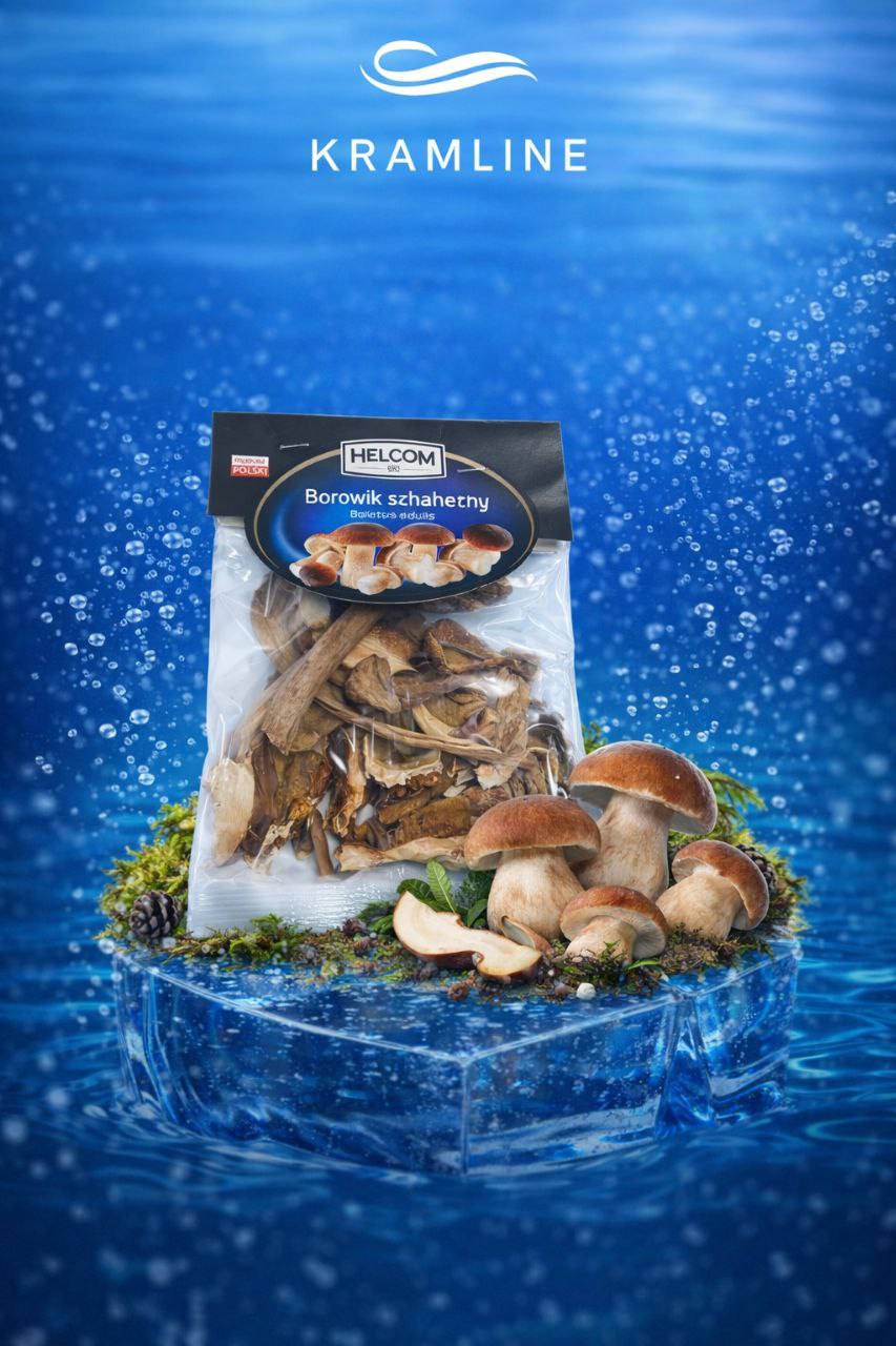 Гриб білий сушений та різаний,ТМ ”Helсom”