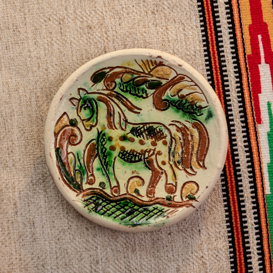 Тарілочка на стіну "Коник" 10 см