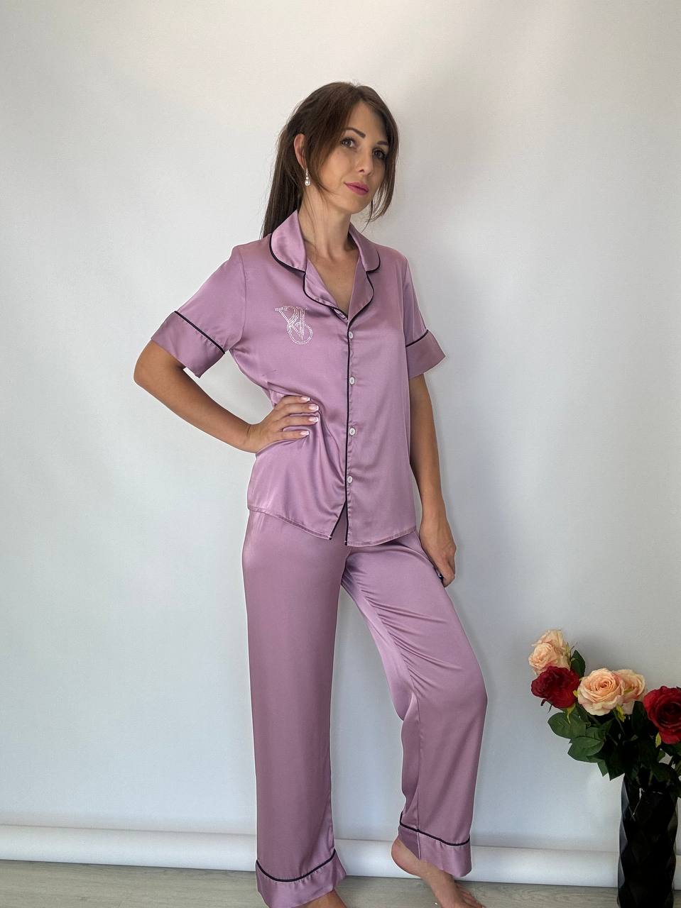 Жіноча піжама із шовку Victoria's Secret S / M / L / XL