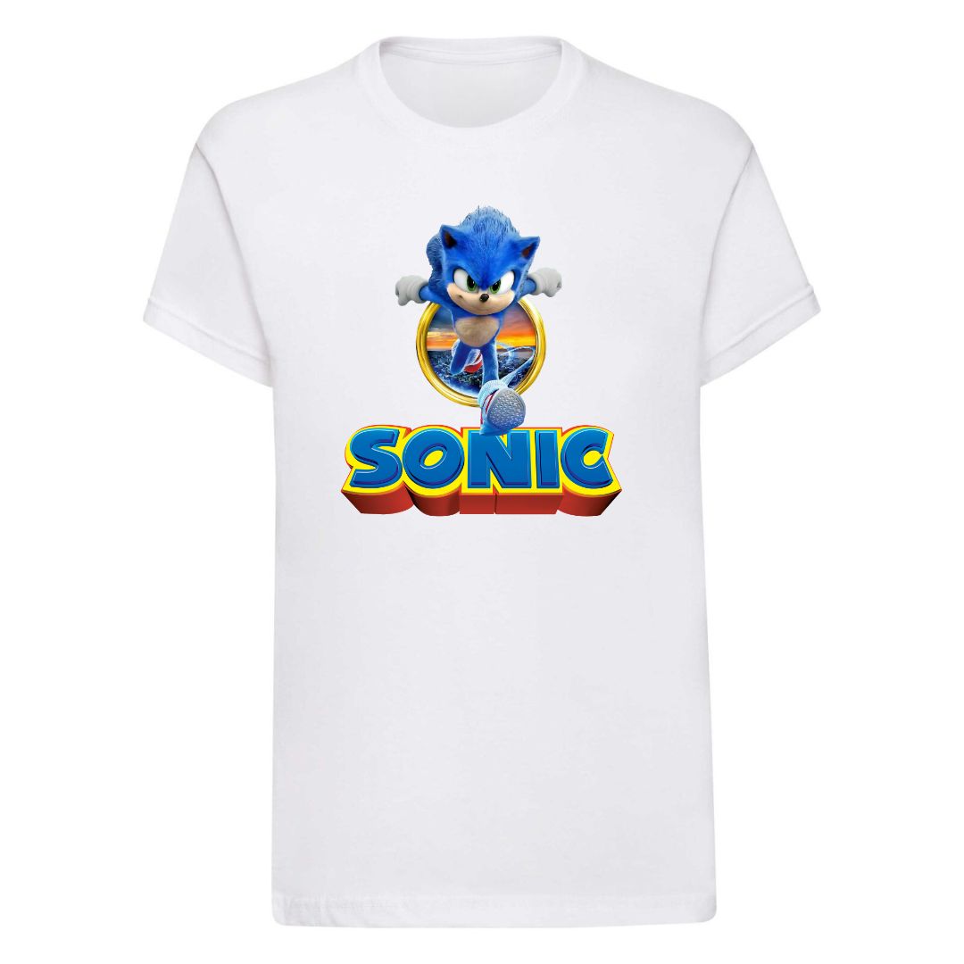 Дитяча футболка з принтом Сонік