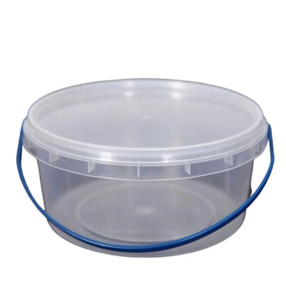 Відро 0,5 л кругле, упаковка 10 шт, поліпропіленове, 004600015