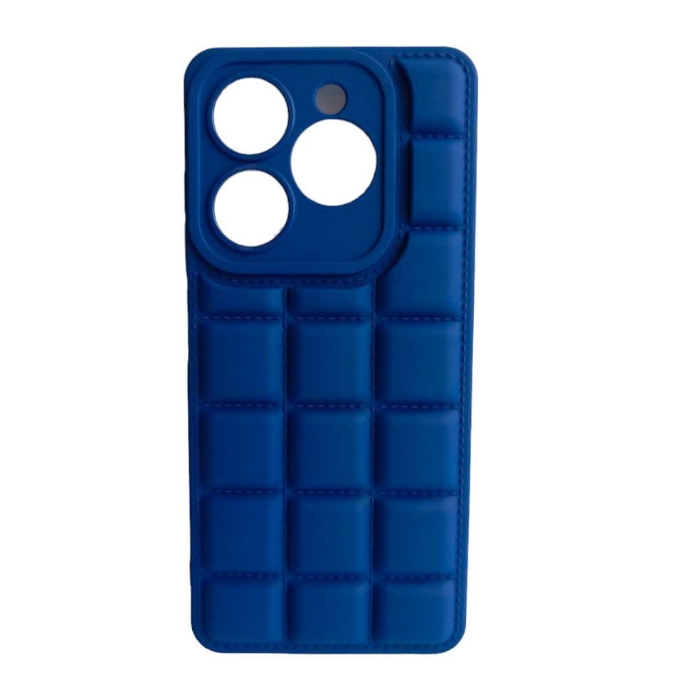 Чохол Fashion Case Chocolate для Tecno Spark 20c Blue