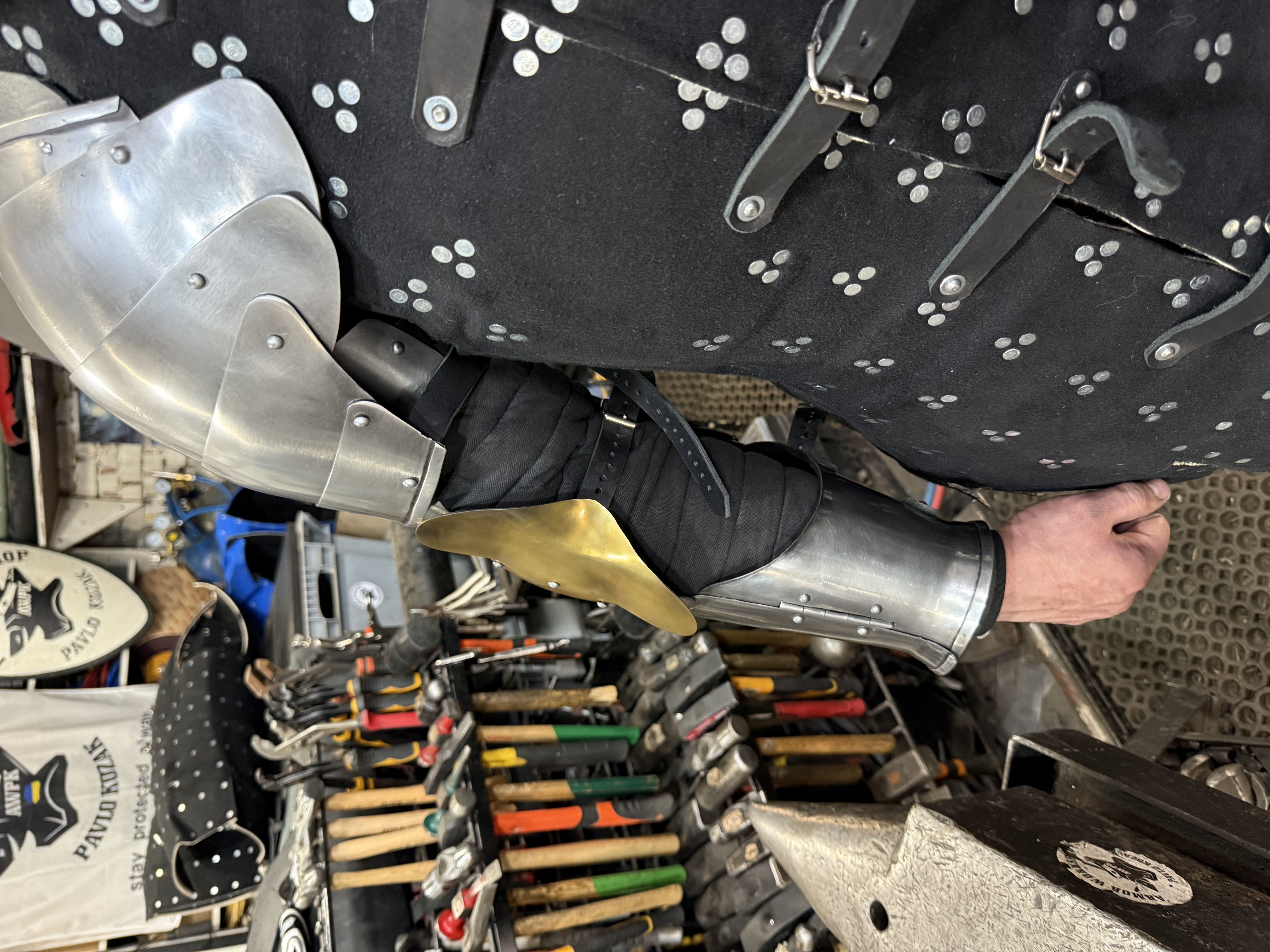 Full armor arms “ brass elbow style”