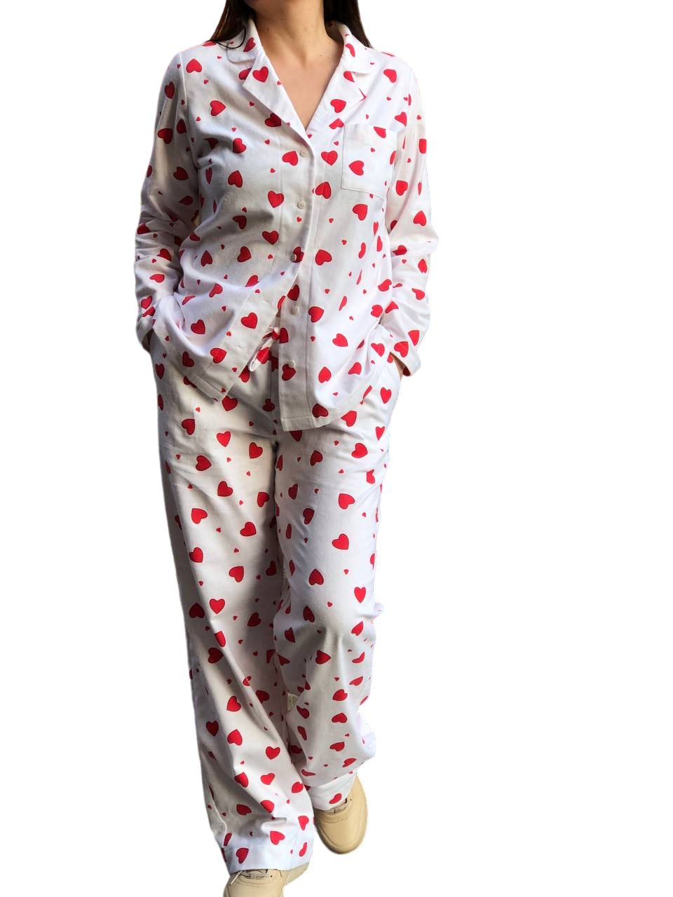 Тепла фланелева піжама