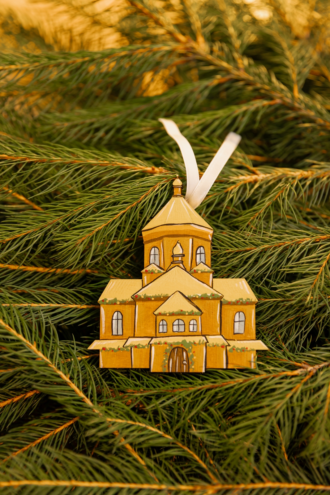 Церковця, підвіска на ялинку