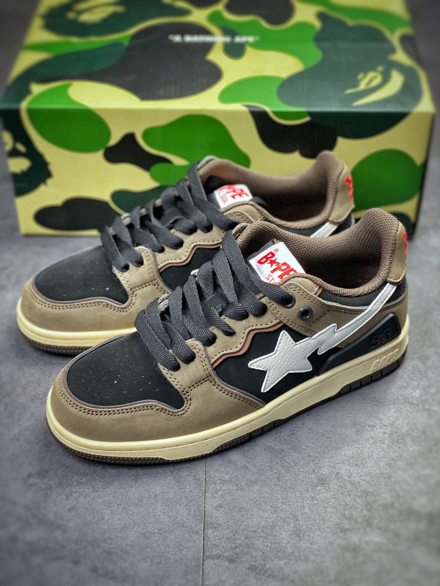 93 BAPE Brown Low