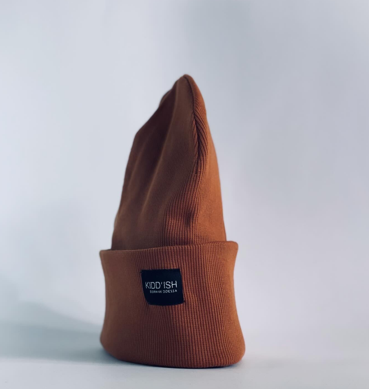 Шапка з підворотом + снуд - ірис темн