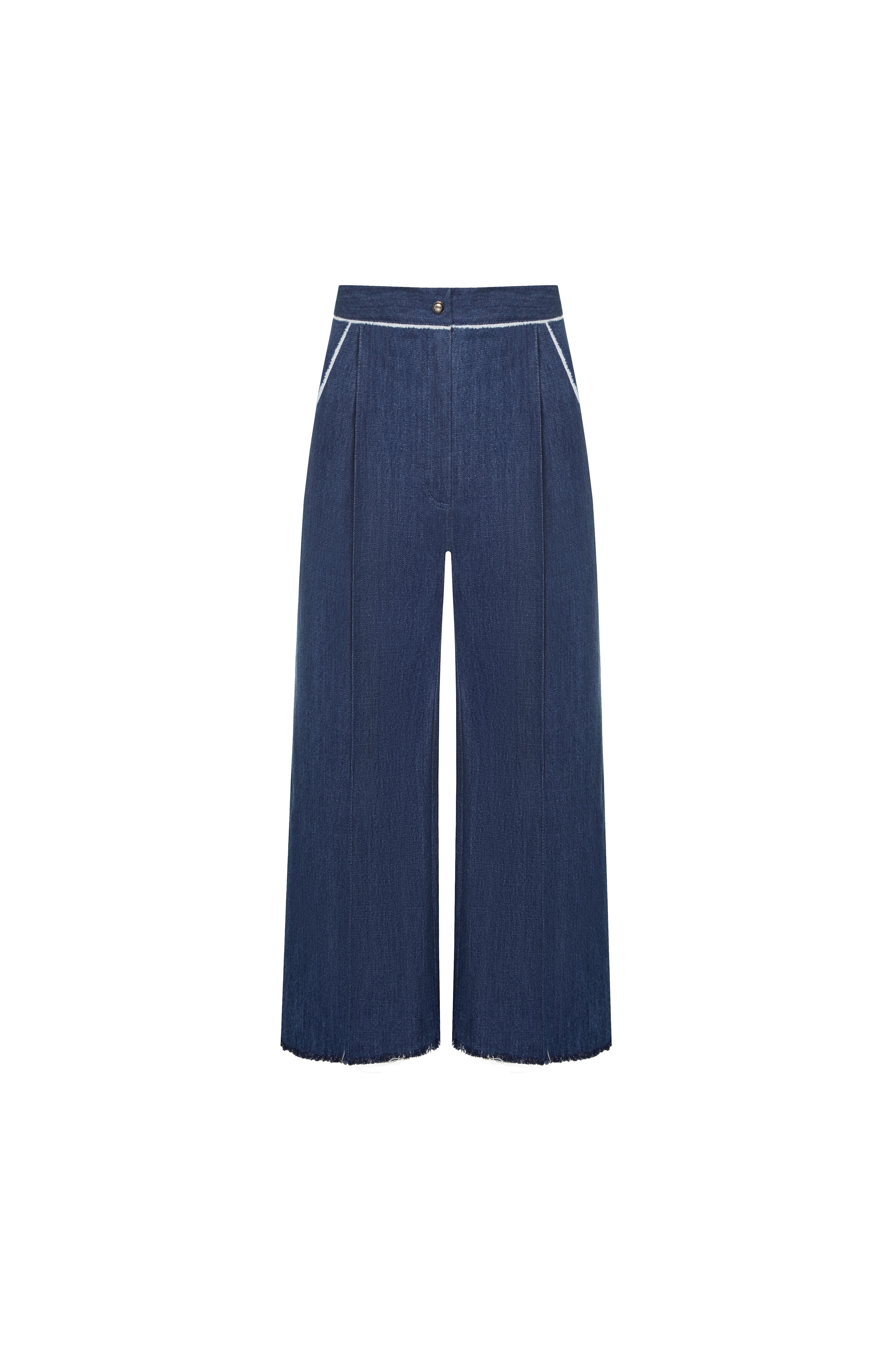 Denim culottes