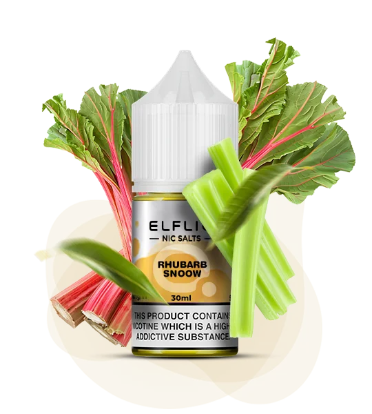 Eӏf Liq 30ml Rhubarb Snoow ( Ванільне Морозиво )