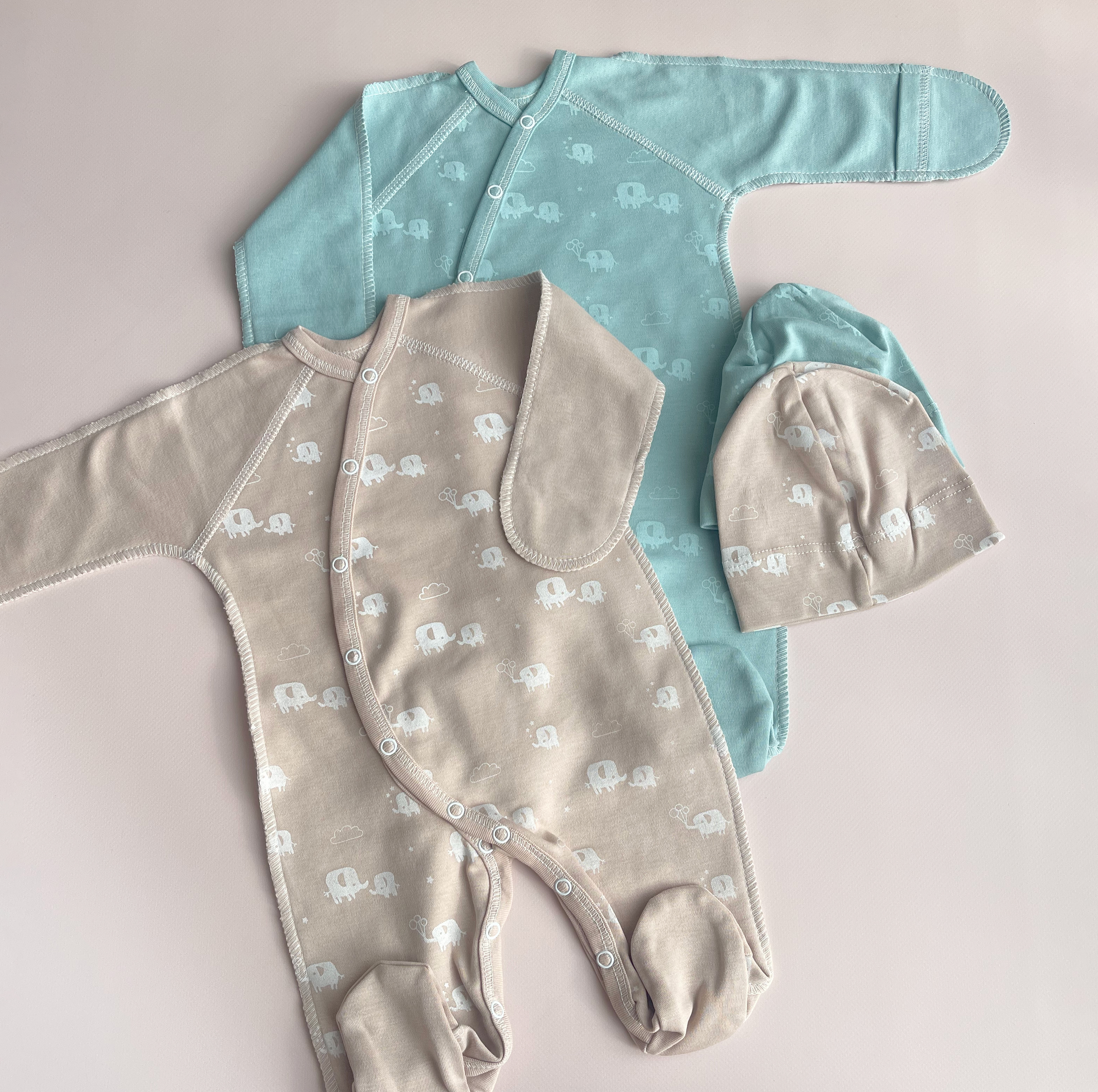 Чоловічок та шапка "Слоненята"