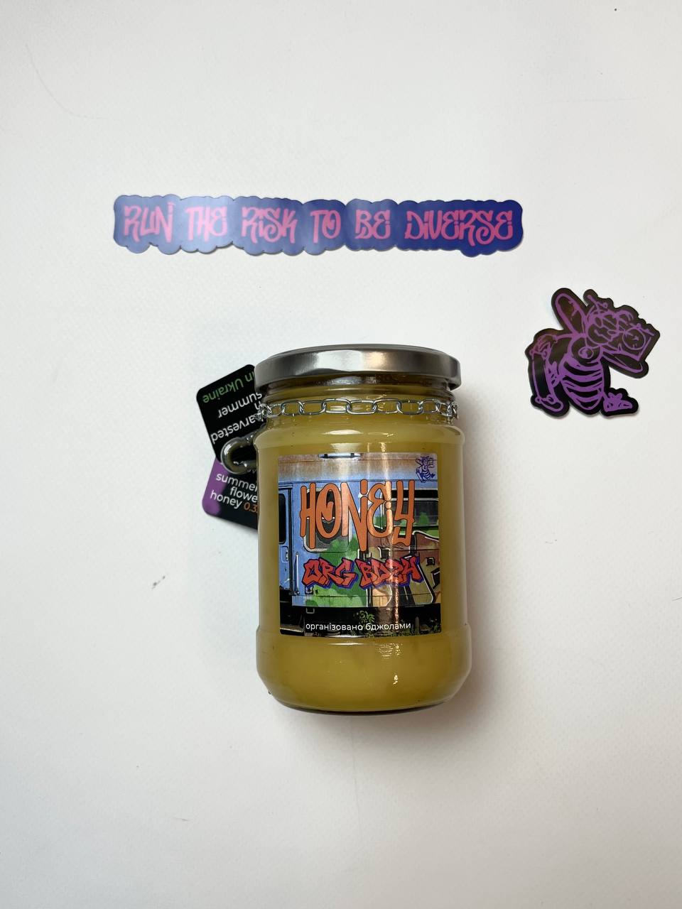 МЕД ORGANIZOVANO BDZHOLAMY РІЗНОТРАВʼЯ 330 мл