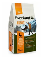 Корм Еверленд д/собак серед. та вел. порід з качкою 15кг