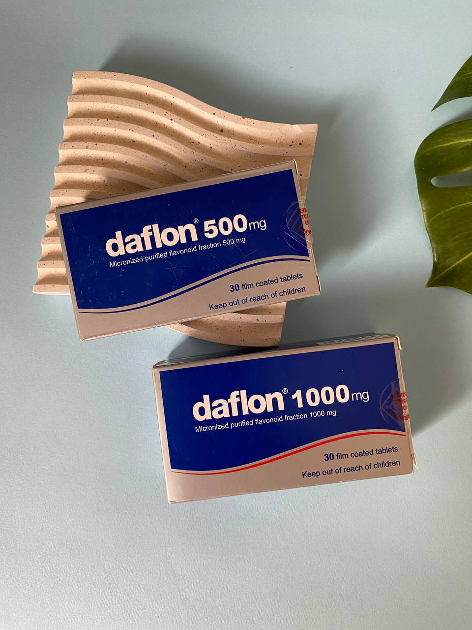Daflon 500 mg \ 1000 mg Дафлон 500 мг або 1000 мл Діосмін для вен 30 таблеток