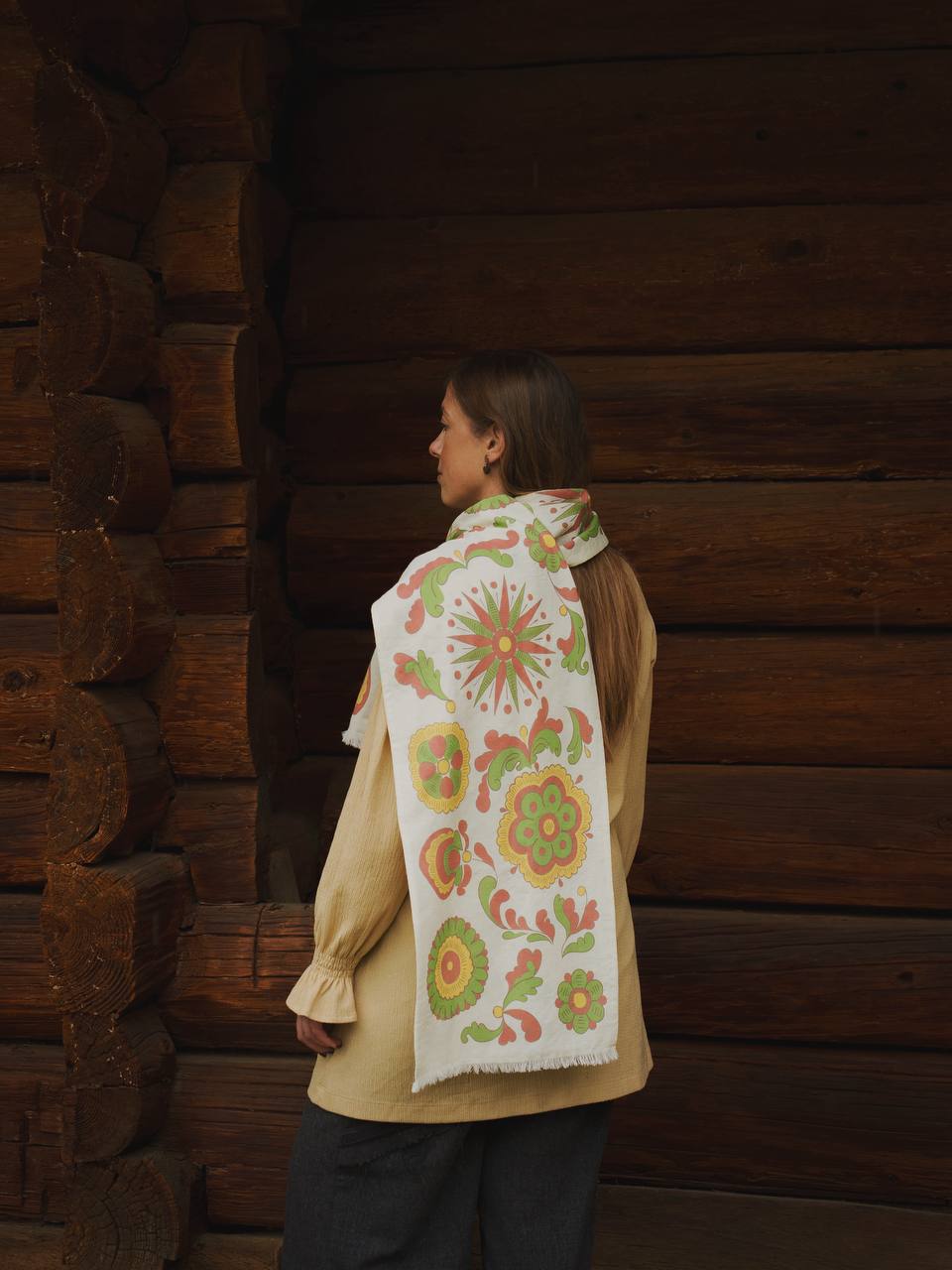 Вовняний шарф, 30*170