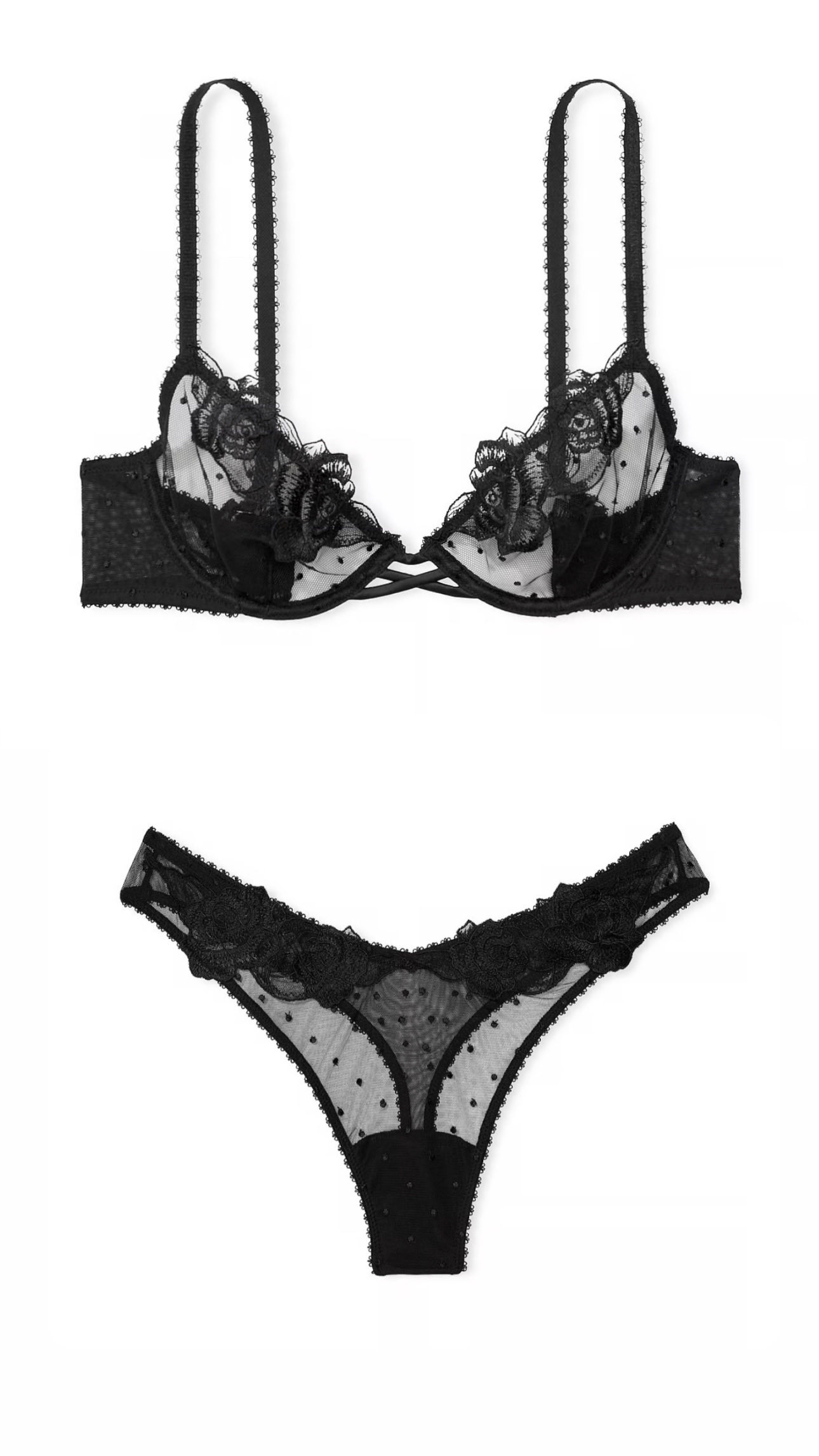 Комплект білизни SHEER ROSE unlined