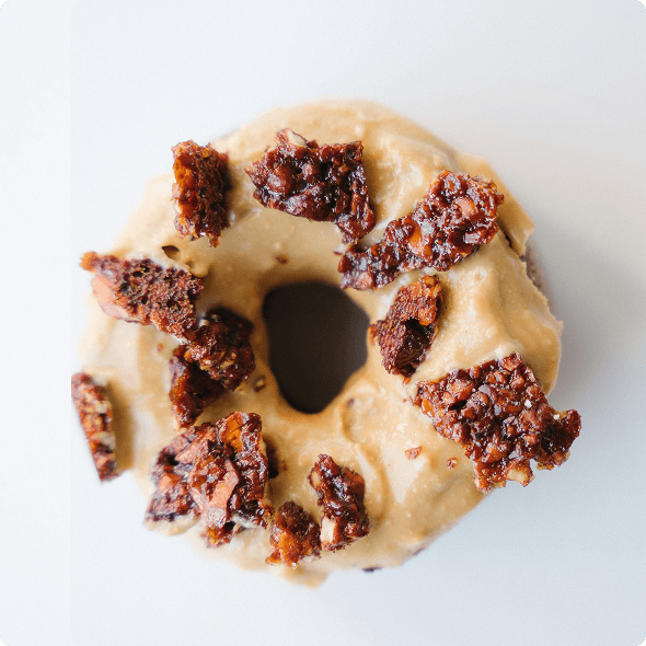 Донат карамельний кукі (2 шт.)