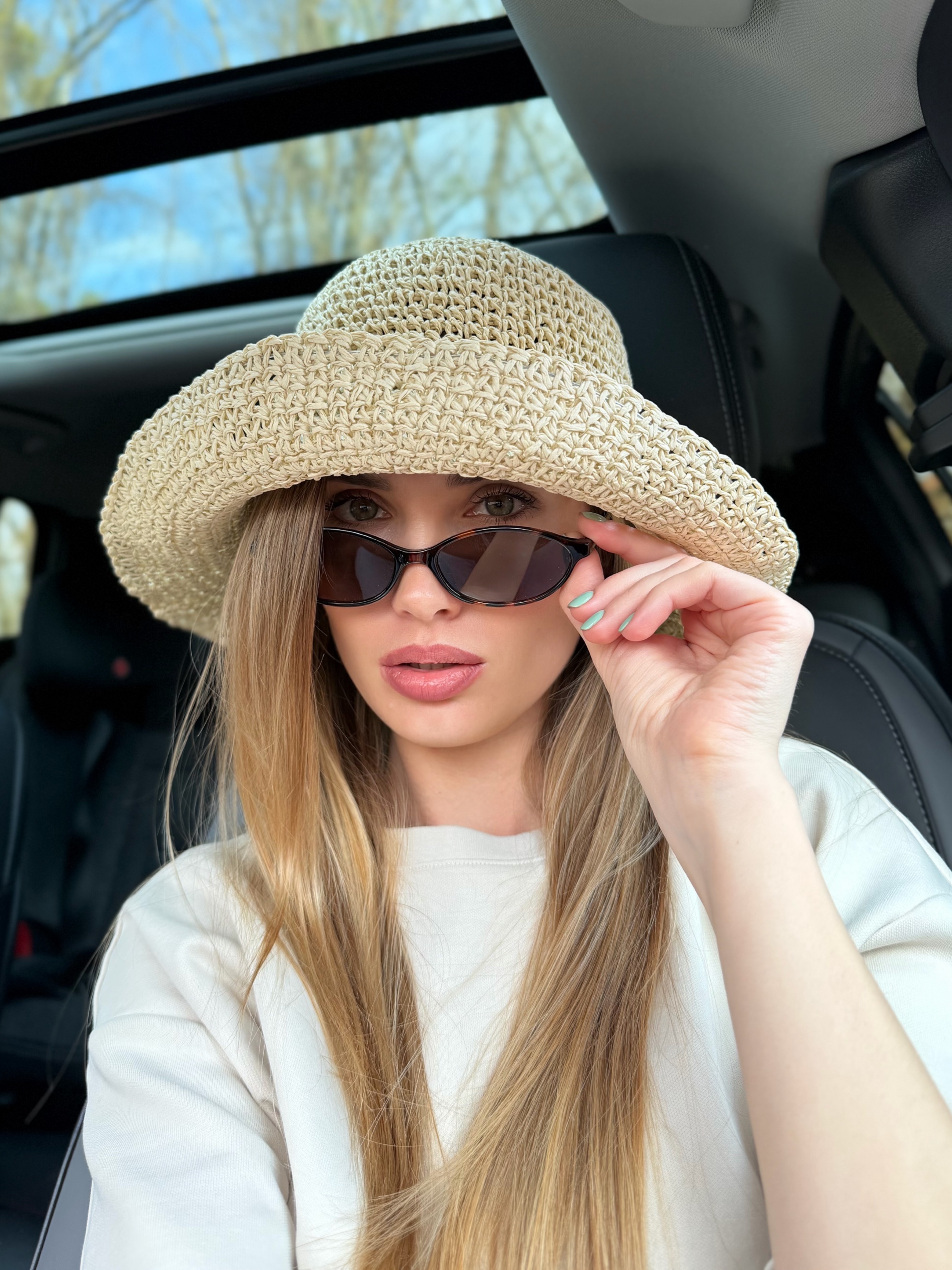 Панама "Евора" світло-бежева