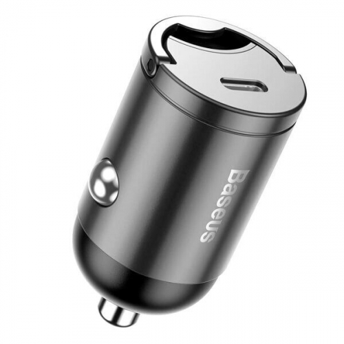 АЗП BASEUS Tiny Star Mini PPS Car Charge Type-C Port 30W Gray VCHX-B0G