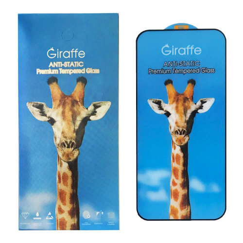 Захисне скло Giraffe Anti-static glass for iPhone 14 Pro чорне