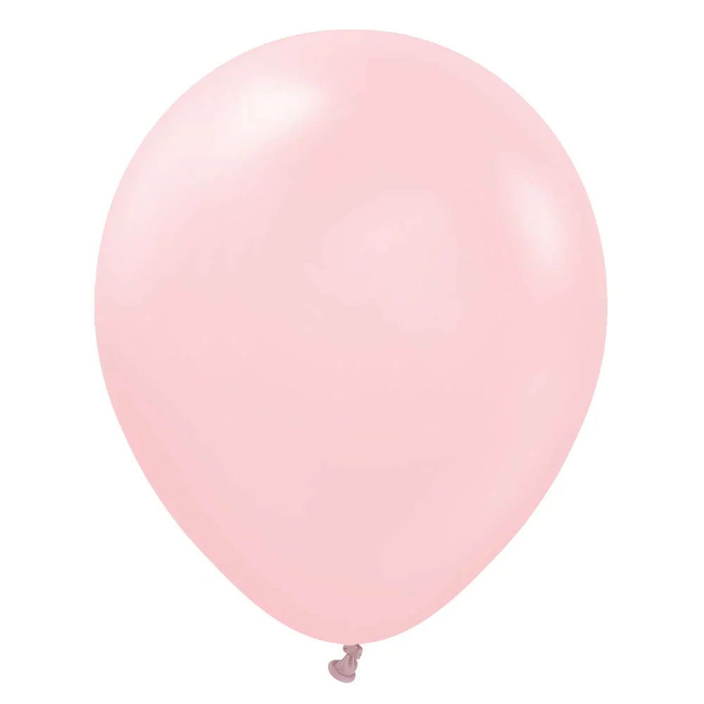 12-inch Macaron pink latex helium balloon