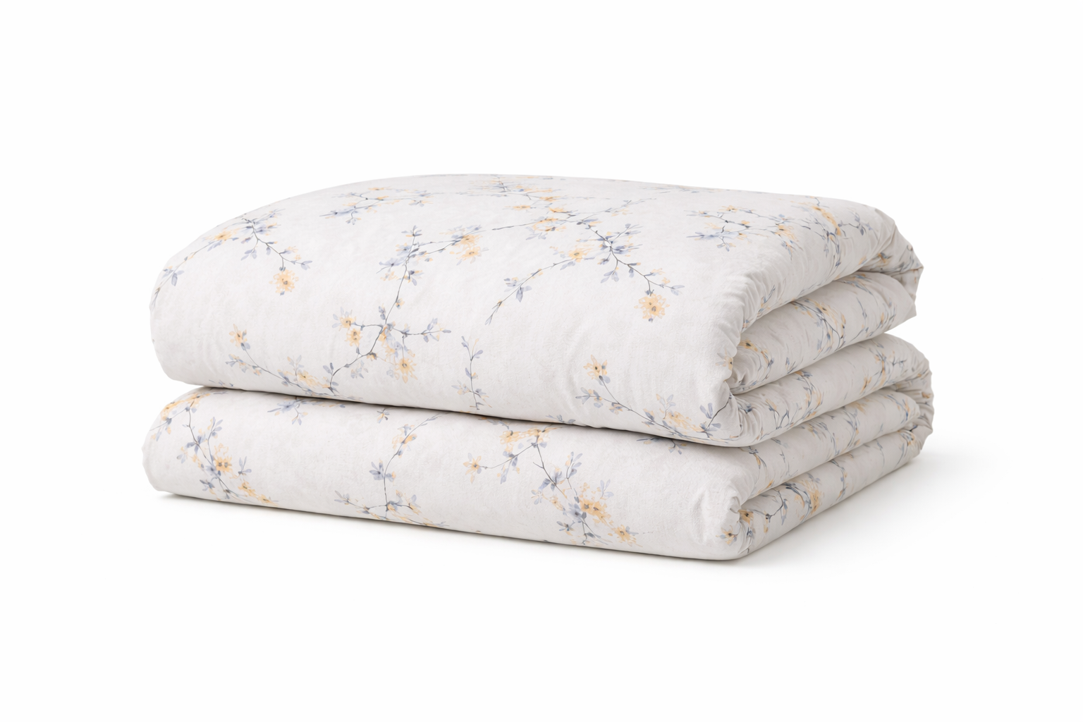 Підковдра  ранфорс принт "Букети дрібних  квітів на бежевому"