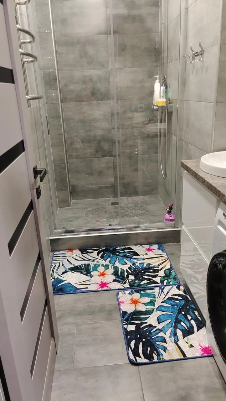 Набір для ванної кімнати, набір з двох килимків 100х60 і 60х50 см 