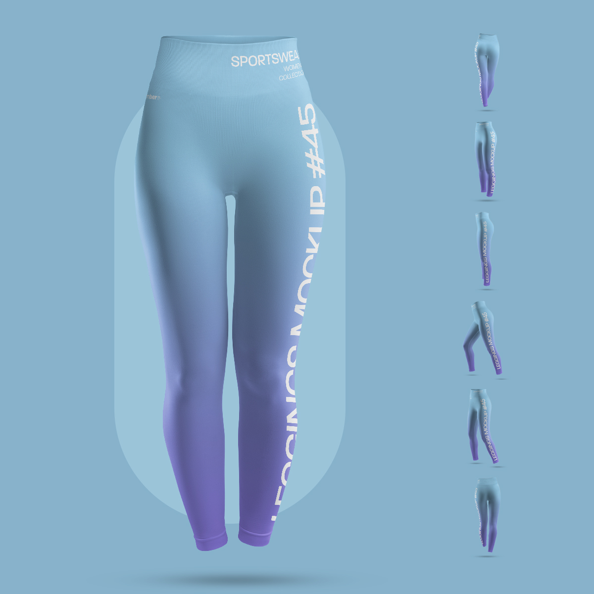 7 Mockups Sports Leggings
