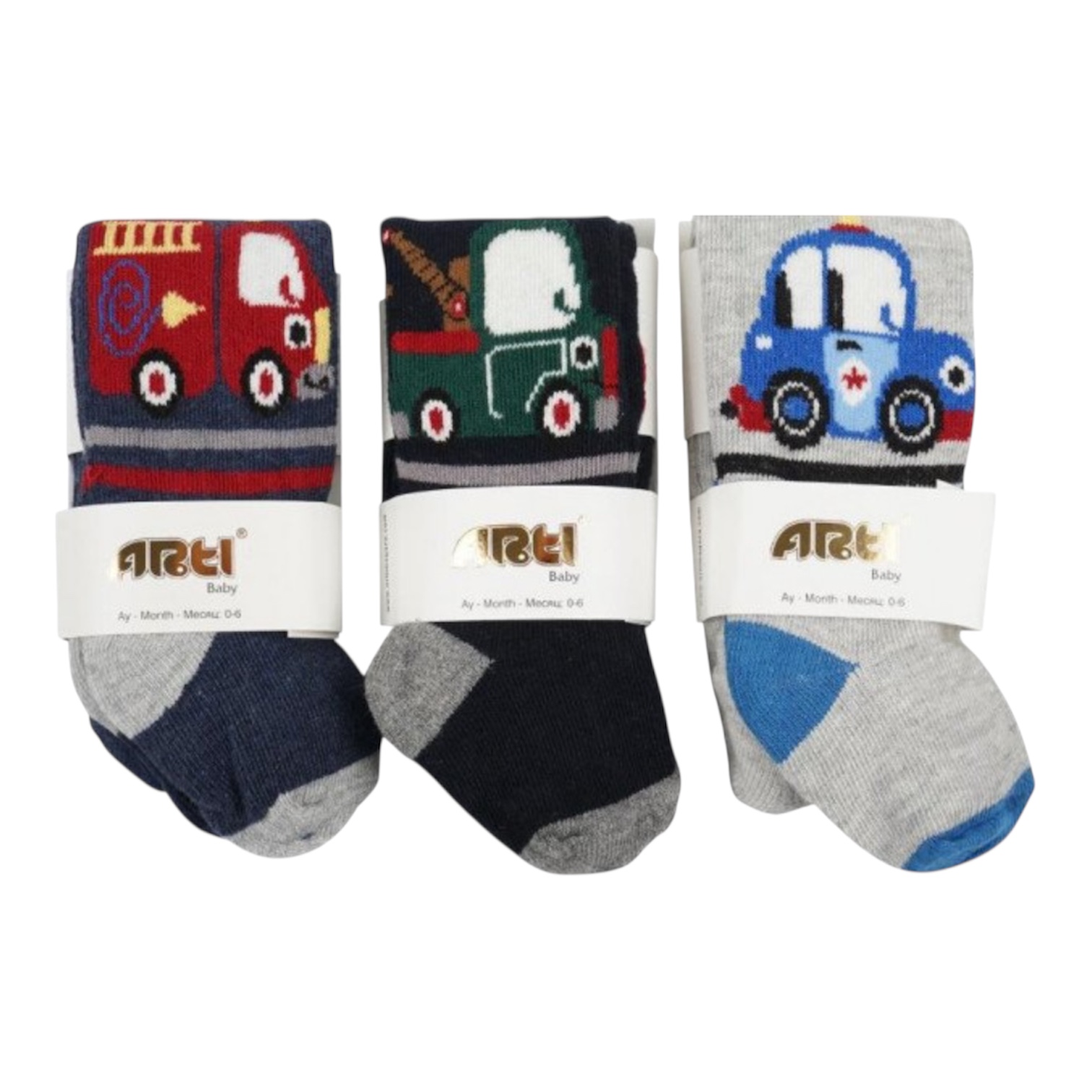 Демісезонні колготи для хлопчика 6-12міс машинки