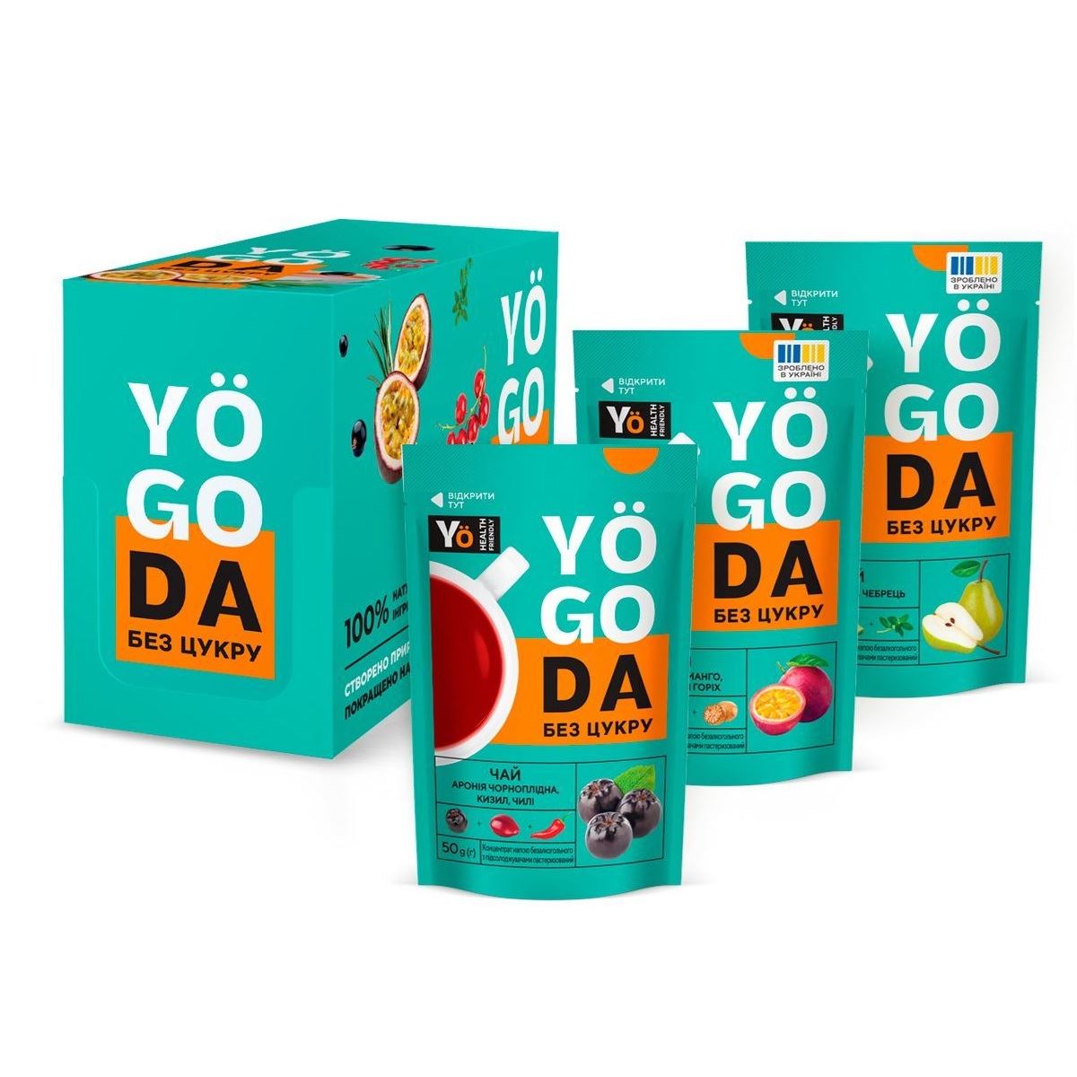Чай MIX Без цукру YOGODA