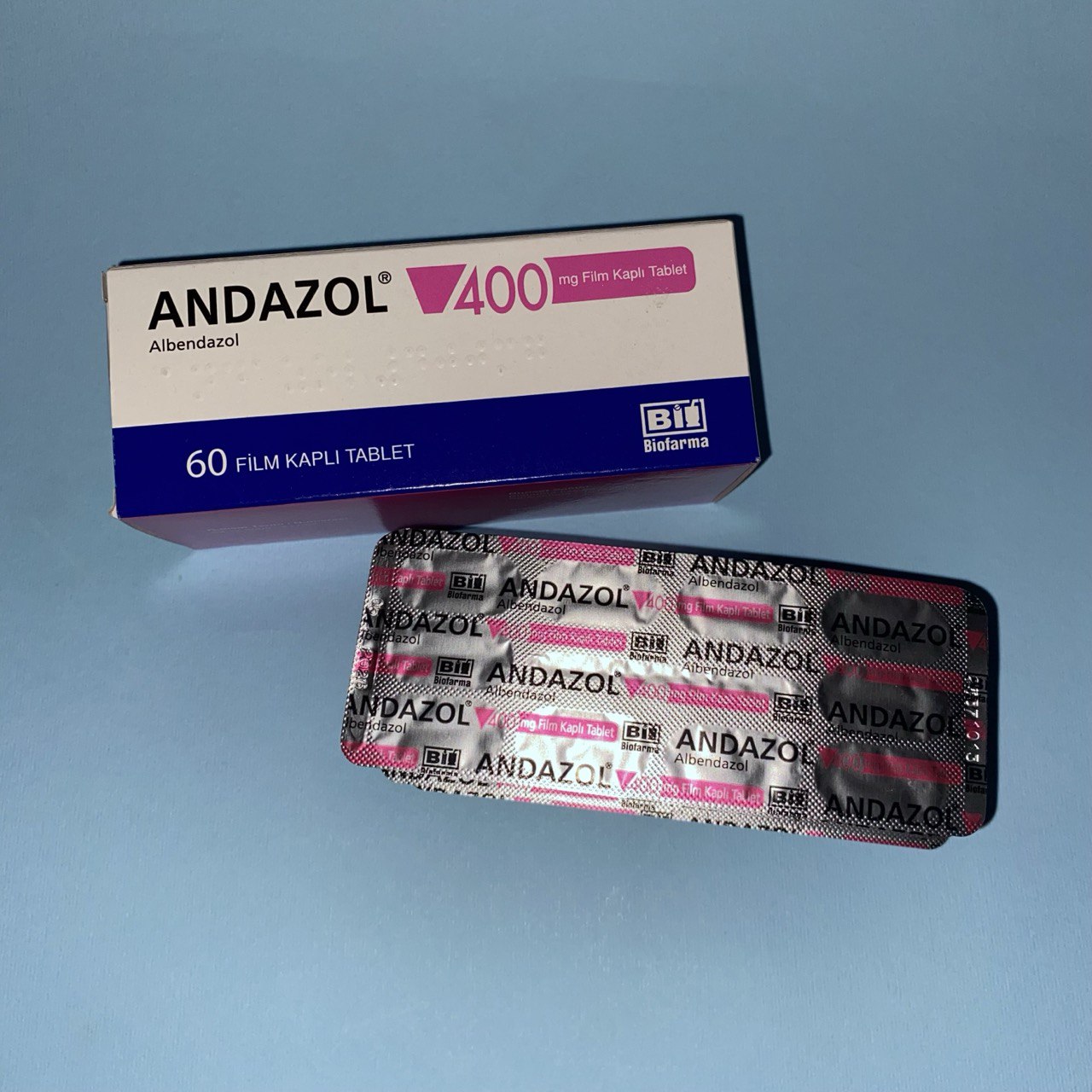Andazol 400 mg Albendazole Андазол 400 мг Албендазол 10 таблеток