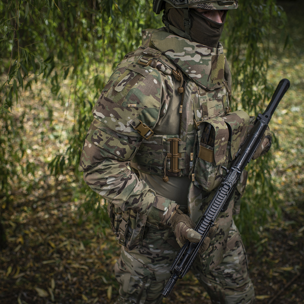 Анатомічний протиосколковий плечовий захист "Elite Multicam" від українського бренду "M-TAC".