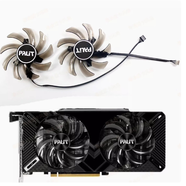 Вентилятори Palit RTX 2060 2060 SUPER 2070 GTX 1660 1660TI Dual