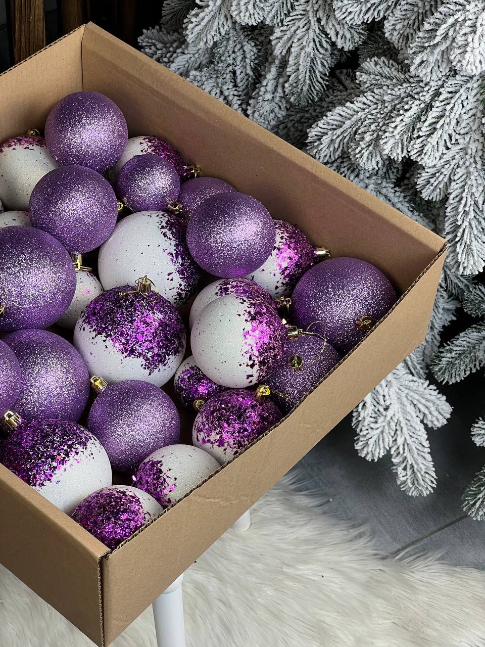 Подарунковий набір «Бите скло» - ФІОЛЕТОВИЙ 🍇