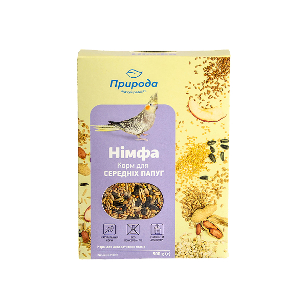 Корм Природа Німфа 500г