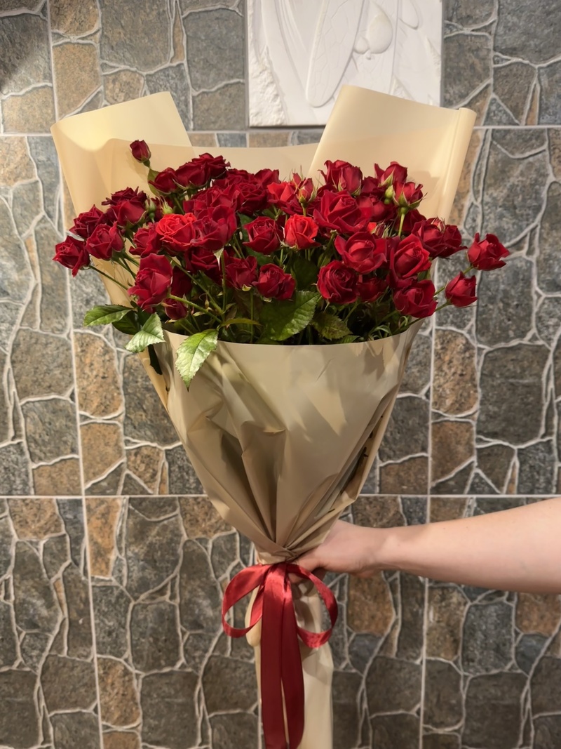 21 гілкова троянда "Ред Ванесса"
