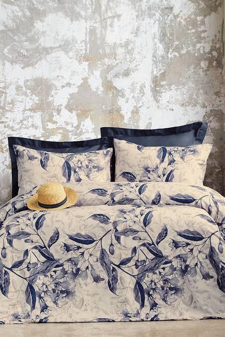 Комплект постільної білизни Rudha Issimo Home євро преміум сатин 200x220 см