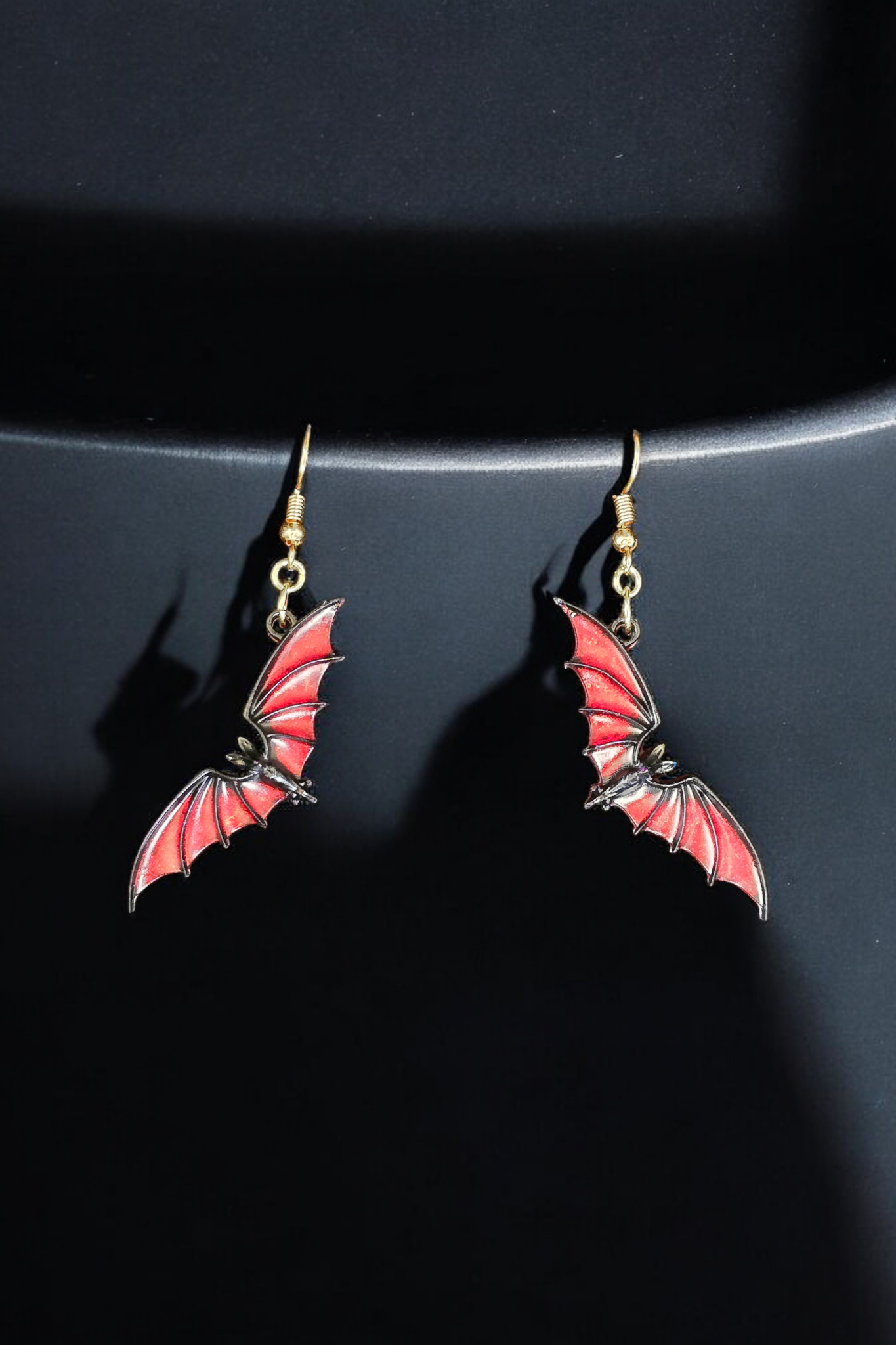 Gothic Bat Earrings