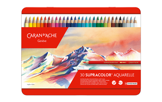 Коробка з 30 акварельних фарб SUPRACOLOR™